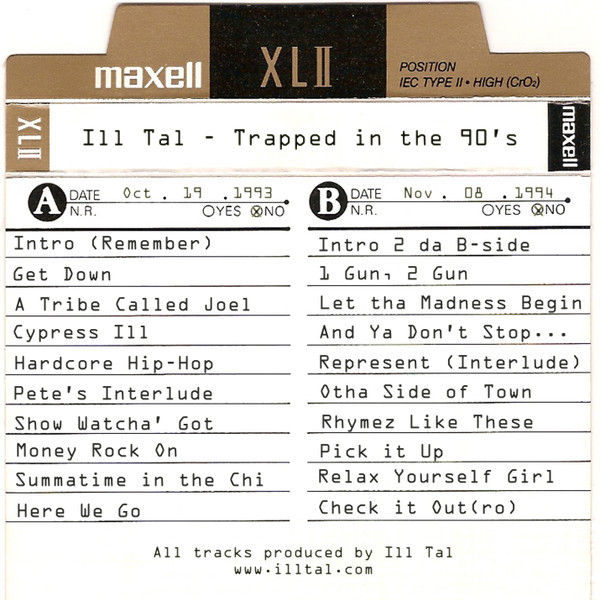 Ill Tal - Trapped in the 90's